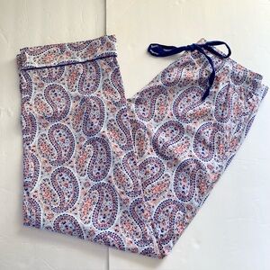 Victoria's Secret / Paisley Pajama Pants - Blue and Pink